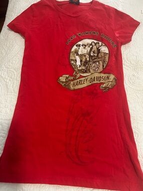 Harley-Davidson Red Women's Riders Graphic Tee